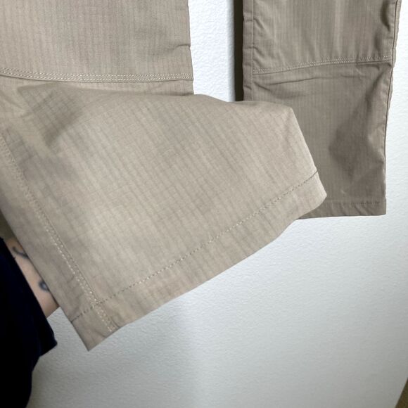 5.11 Tactical Pants Womens Size 10 Utility Ripstop Work Cargo Beige Straight Leg - Picture 10 of 16